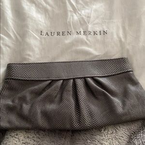 Laura merkin gray clutch